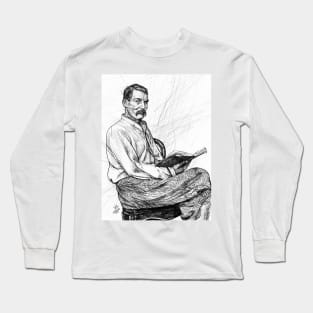 RICHARD FRANCIS BURTON pencil portrait Long Sleeve T-Shirt